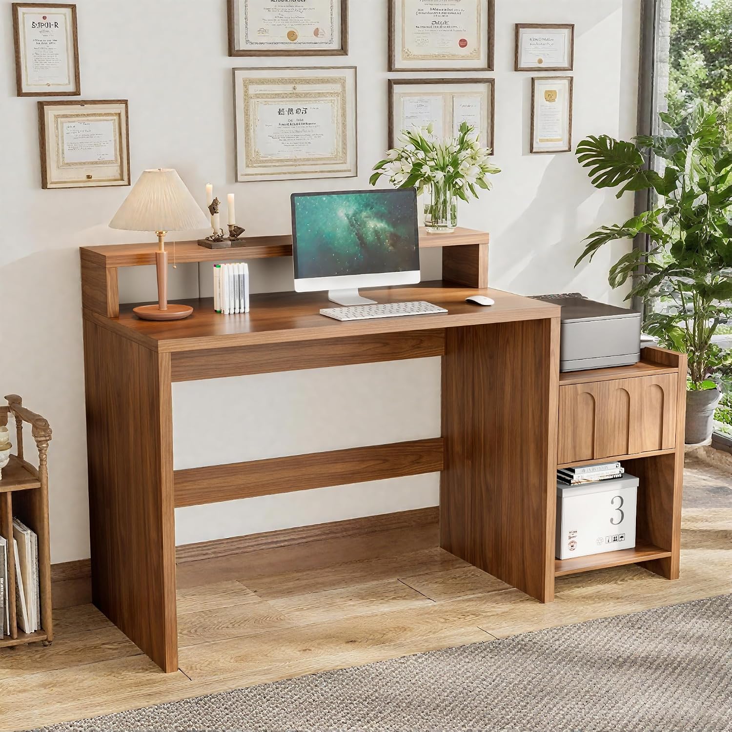 Home Office Work Table - Escritorio Ejecutivo de 60 Pulgadas con