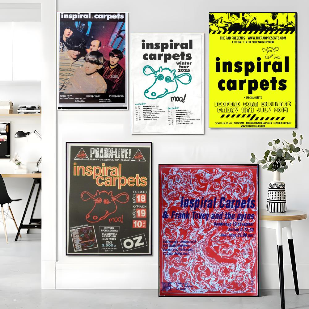 Home Office Room Inspiration - Banda I-Inspiral Carpets-S, cuadros, caligrafía y