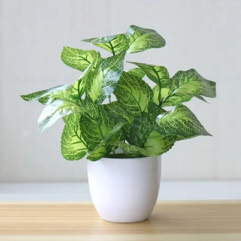 Home Office Layout - Plantas artificiales, bonsáis, plantas decorativas, accesorios