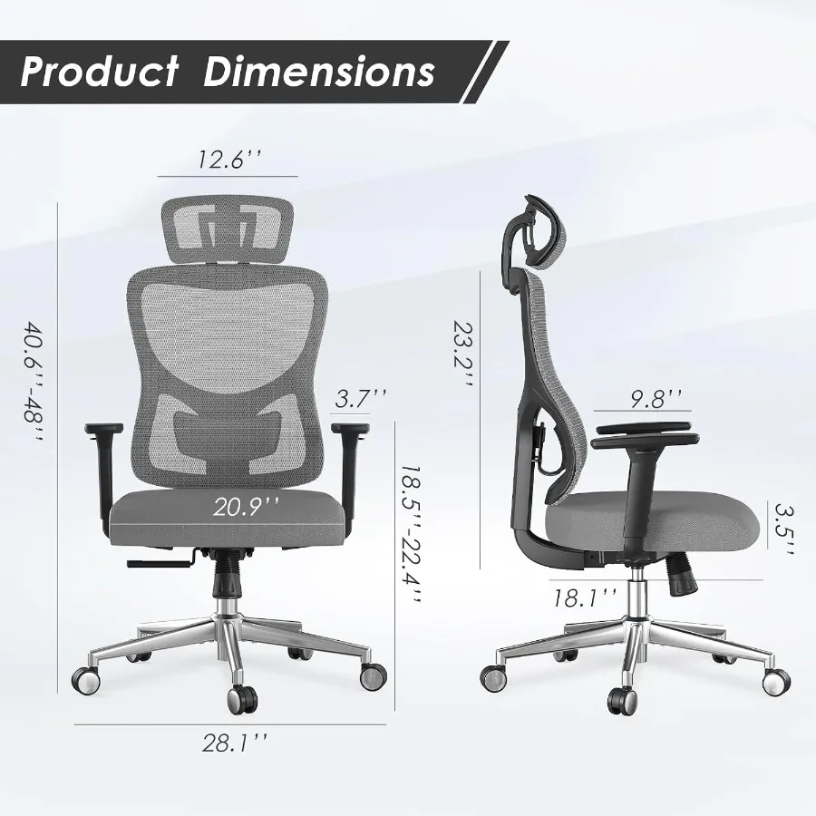 Silla de oficina ergonómica pa - Ergonomic Office Chair reseña y precio