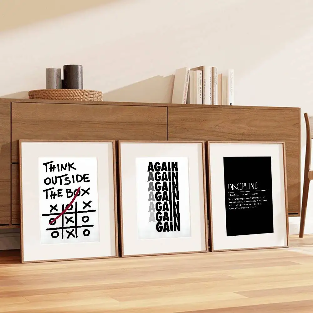 Arte de pared con texto inspir - Home Office Room Inspiration reseña y precio