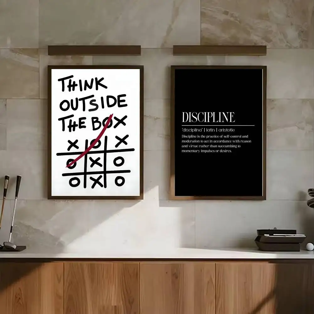 Arte de pared con texto inspir - Home Office Room Inspiration reseña y precio