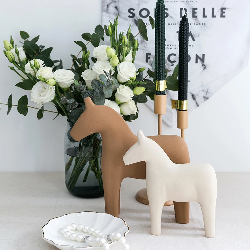 Adornos Nórdicos de Caballo de - Home Office Work Table reseña y precio