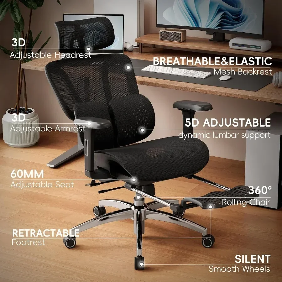 Silla de oficina ergonómica co - Ergonomic Office Chair reseña y precio