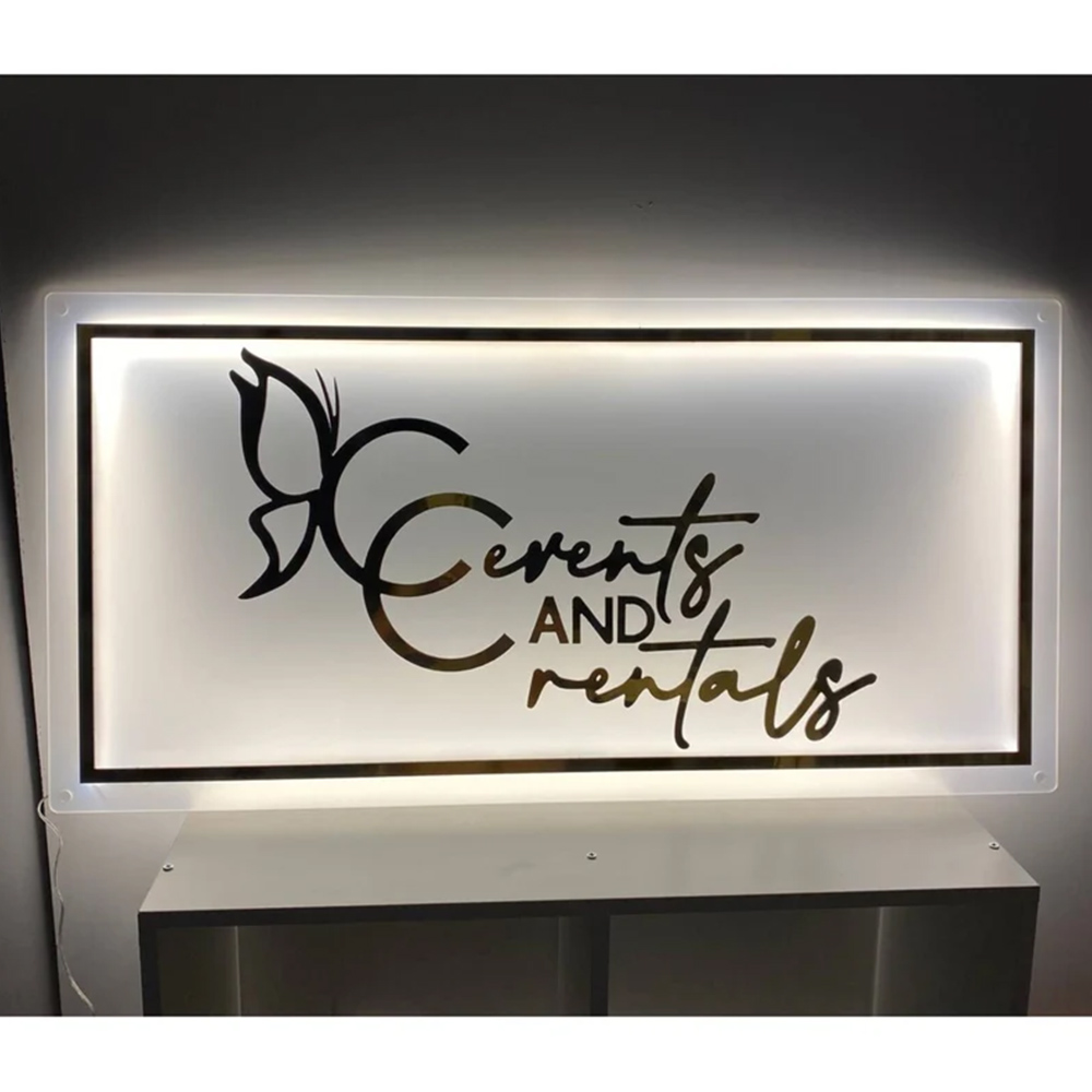 Letrero LED Personalizado con  - Home Office Logo reseña y precio