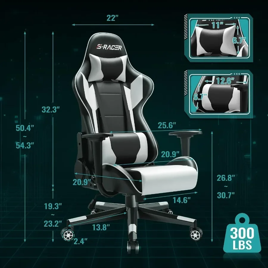 Silla de juego para uso en ofi - Ergonomic Office Chair reseña y precio