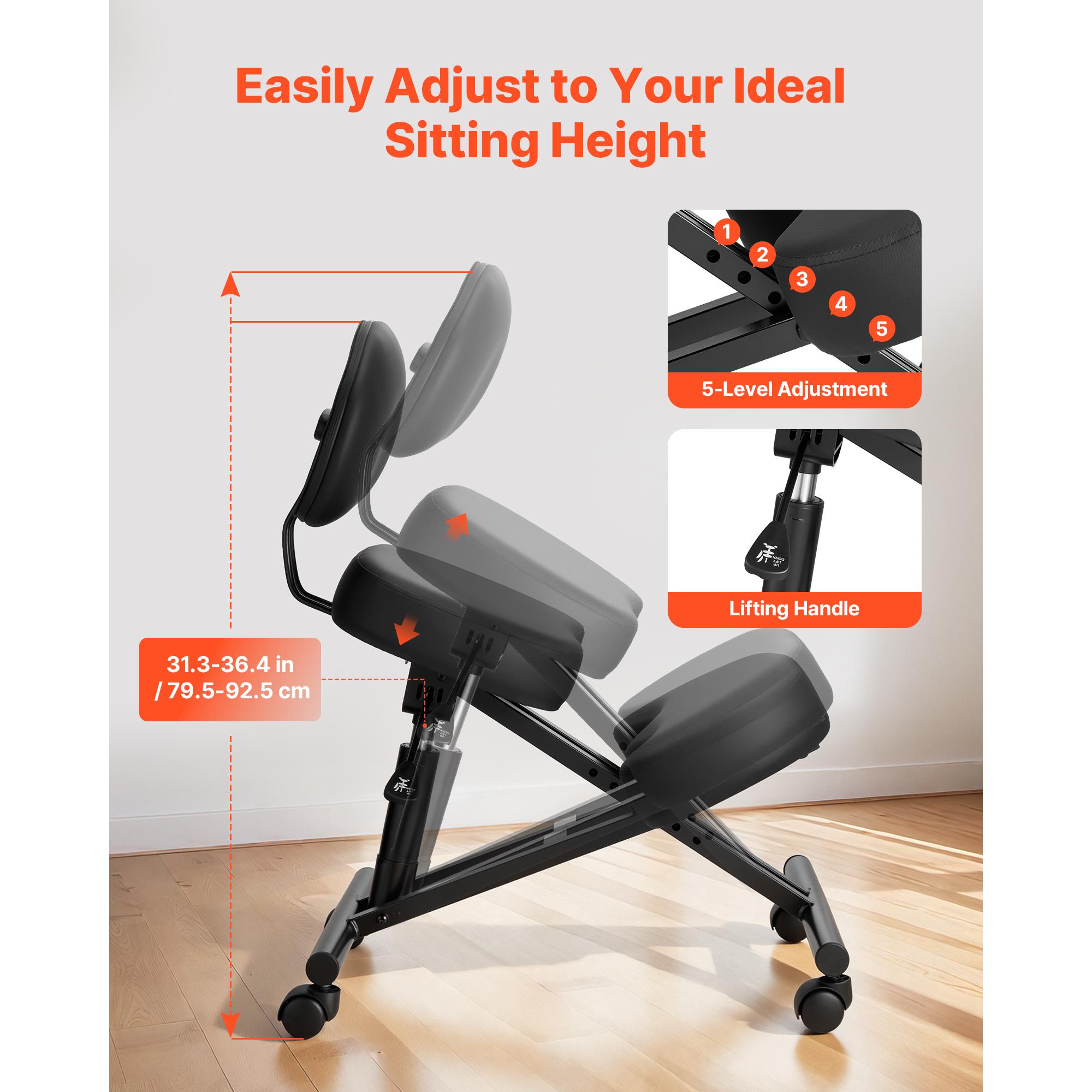 Silla ergonómica con respaldo  - Ergonomic Office Chair reseña y precio