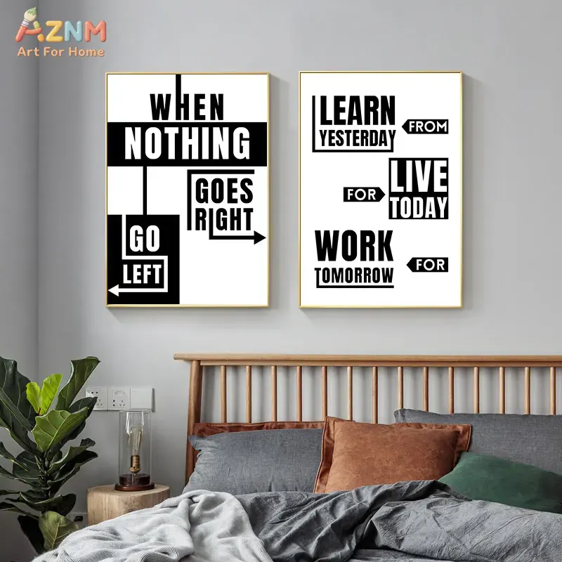 AZNM, cuadro decorativo de lie - Home Office Room Inspiration reseña y precio